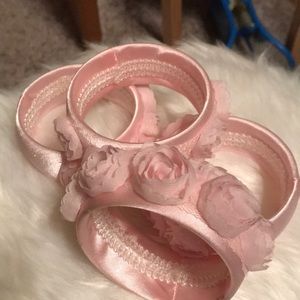 Pink Fabric Bracelets. NWOT